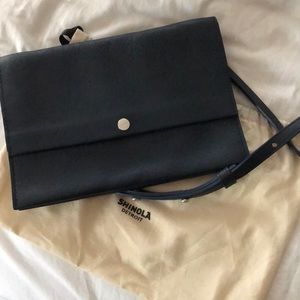 Shinola NWOT navy blue crossbody bag